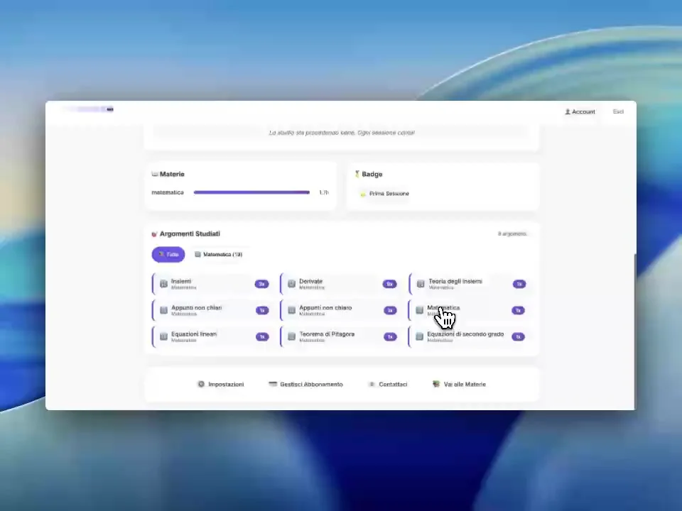 Anteprima cruscotto PromossoBro